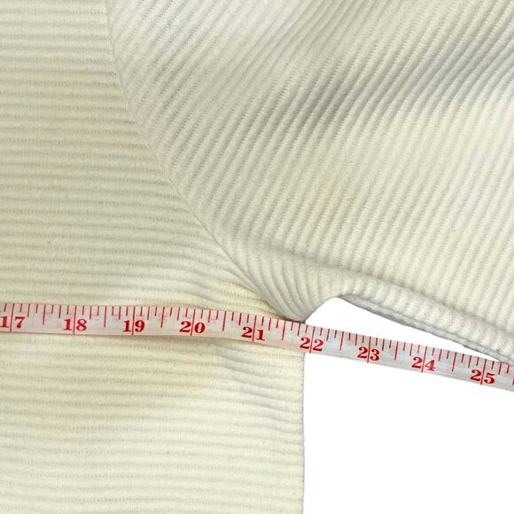 St John's Bay Women's Coastal Grandma Cream Button Shoulder Knit Sweater Size L - Picture 7 of 14